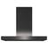 Front. GE - 36" Convertible Range Hood - Black stainless steel.