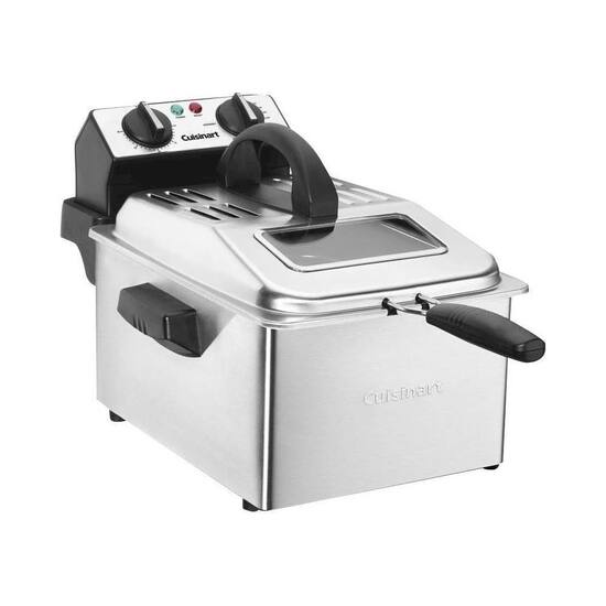 Cuisinart 4 qt. Deep Fryer Stainless Steel CDF-200 - Best Buy