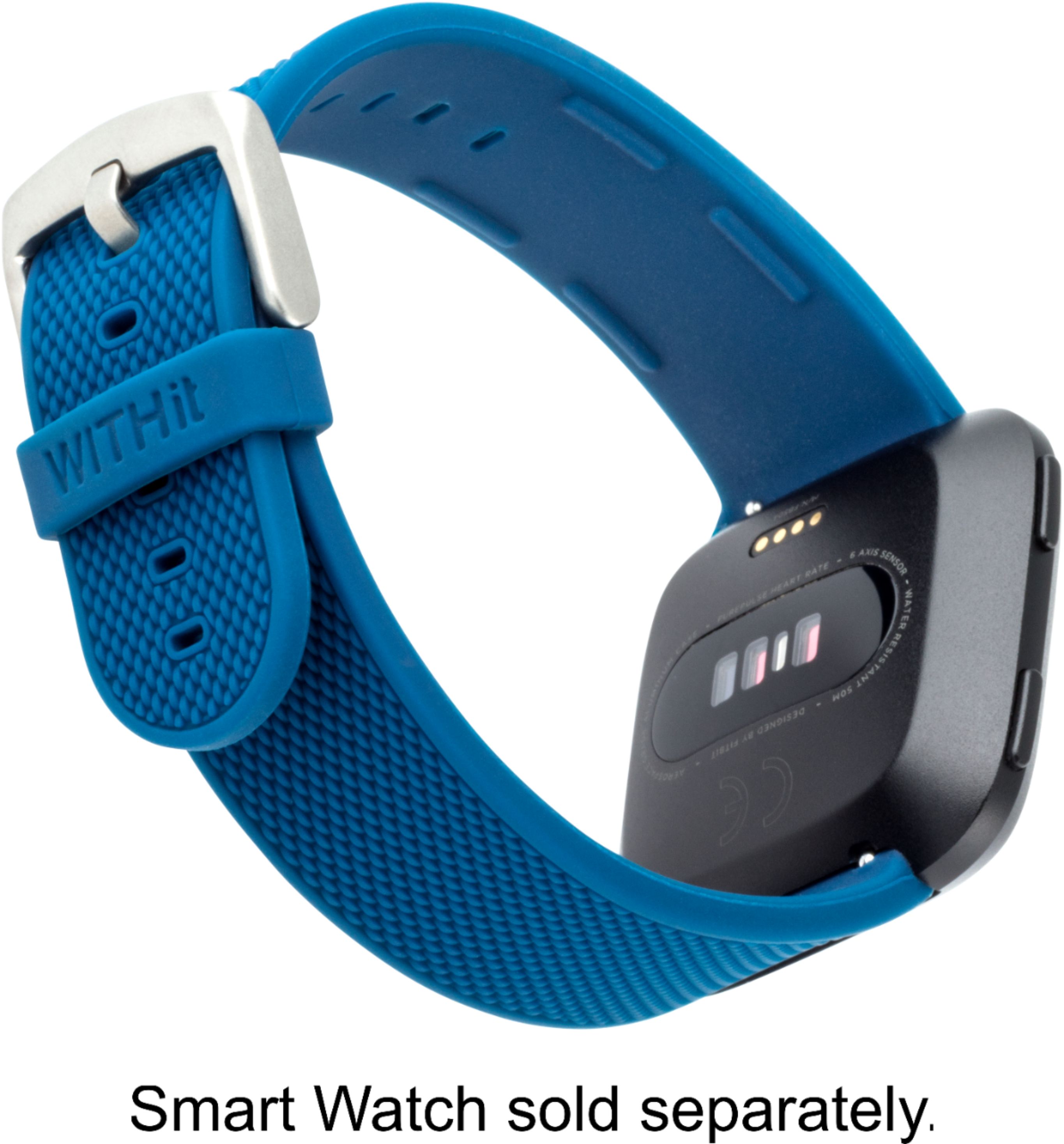 WITHit Band Kit for Fitbit Versa, Versa Lite and Versa 2 (3-Pack)  Silver/Olive/Navy 51562BBR - Best Buy