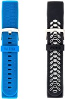 WITHit - Band Kit for Fitbit Charge 3 and Charge 4 (2-Pack) - Black/Gray/Blue - Angle_Zoom