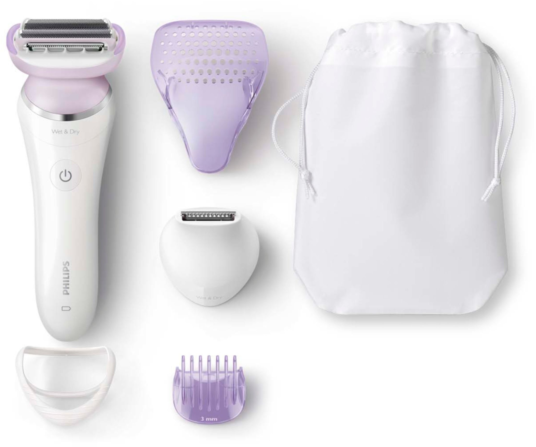 Angle View: SmoothSkin Pure Fit IPL Hair Removal System - Black