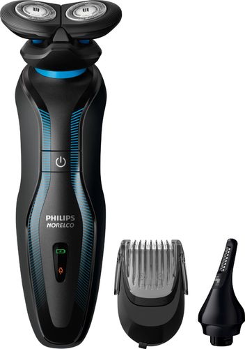 Philips Norelco - Click&Style Wet/Dry Electric Shaver - Black