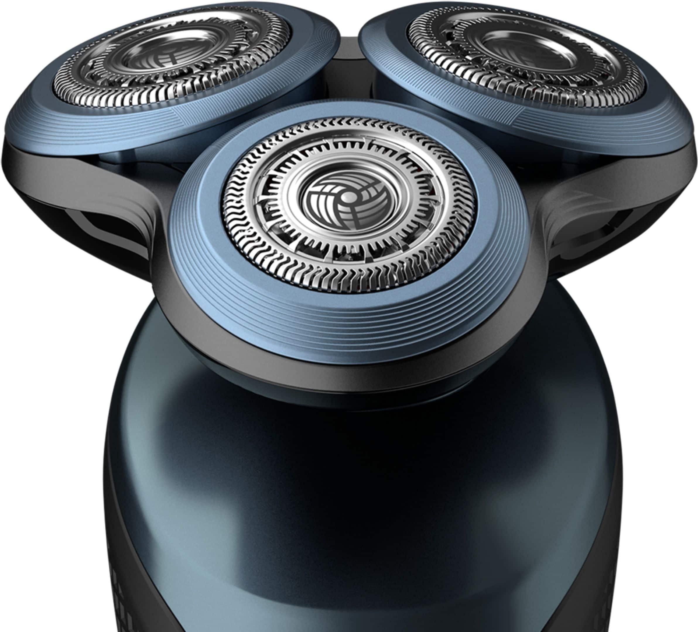 Alt View 12. Philips Norelco - 6900 Wet/Dry Electric Shaver - Savio Blue.