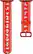 Alt View 11. Dynex™ - Holiday Reindeer Nylon Band for Apple Watch® 38mm and 40mm - Red.