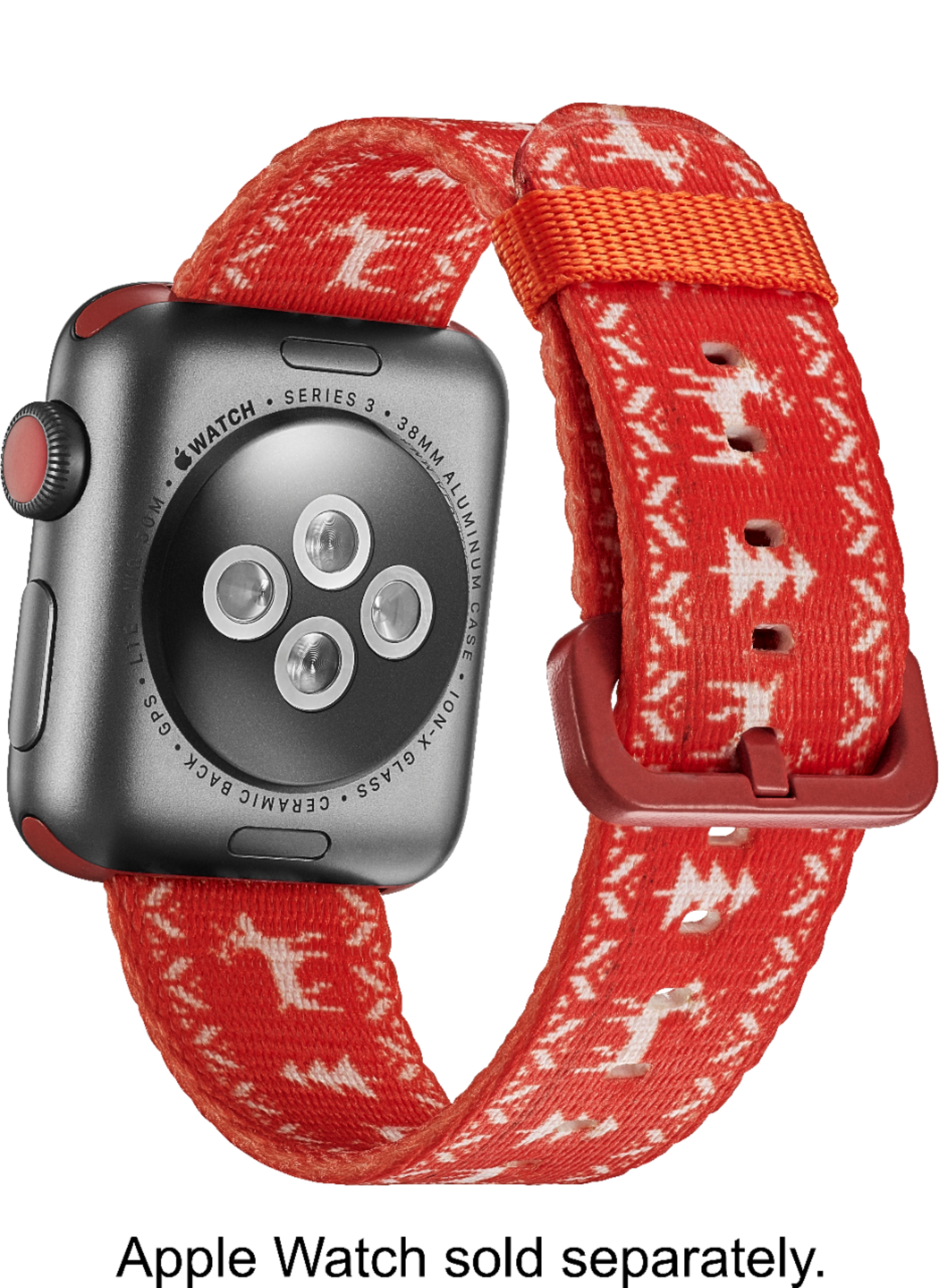 Best Buy: Dynex™ Holiday Reindeer Nylon Band for Apple Watch