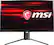 Front. MSI - Oculux NXG251R 24.5" LED FHD G-SYNC Monitor - Black.