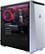 Front. CLX - SET Gaming Desktop - Intel Core i9 - 32GB Memory - 3TB Hard Drive + 960GB Solid State Drive - White/Red.