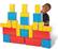 Alt View 14. Melissa & Doug - Cardboard Blocks - Blue/Yellow/Red.