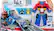 Front. Transformers - Playskool Heroes Rescue Bots Flip Races Optimus Prime Race Track Trailer.