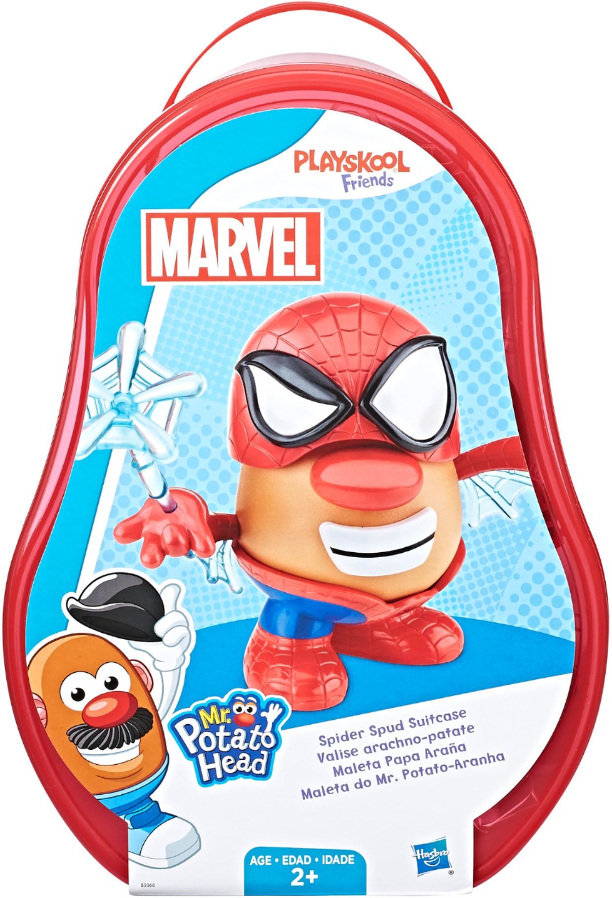 Details about   Playskool Toy Story Mr Potato Head Spiderman Case 20 accessories included B9368 