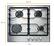 Alt View 14. Whirlpool - 24" Built-In Gas Cooktop - Stainless Steel.