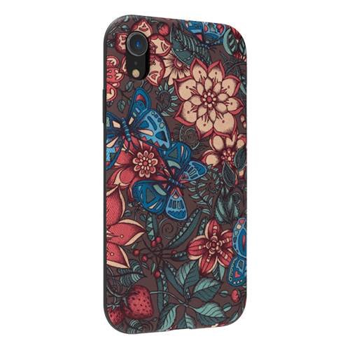 strongfit designers tough case for apple iphone xr - circle of friends in color