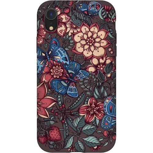 strongfit designers tough case for apple iphone xr - circle of friends in color