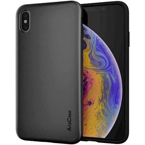 strongfit case for apple iphone xs max - black strongfit case for apple iphone xs max - black