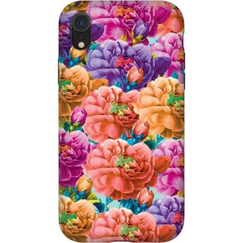 strongfit designers tough case for apple iphone xr - vintage pompom strongfit designers tough case for apple iphone xr - vintage pompom