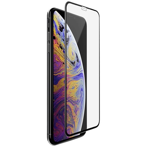 Left View: Platinum™ - Protective Case for Apple® iPhone® X and XS - Black