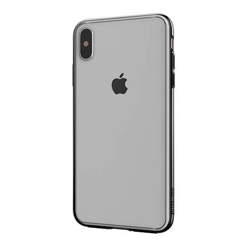 impact hybrid case for apple iphone xs max - clear/clear