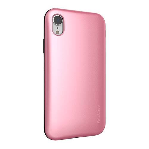 strongfit case for apple iphone xr - rose gold/black