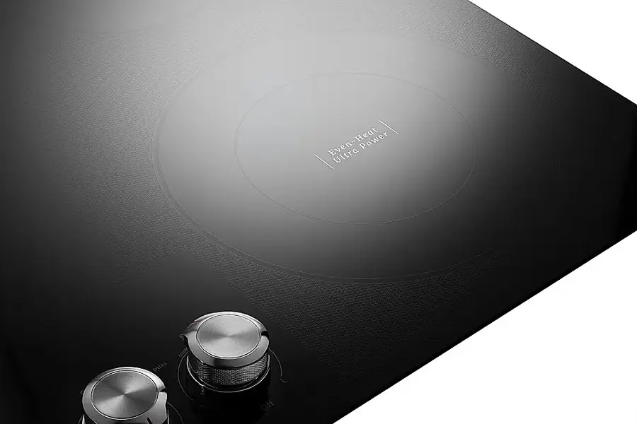 Alt View 16. KitchenAid - 36" Built-In Electric Cooktop - Black.