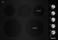 KitchenAid - 30 inch Wide 5 element Built-In Electric Cooktop - Black