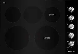 KitchenAid - 30" Built-In Electric Cooktop - Black