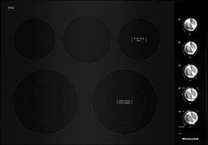 KitchenAid - 30" Built-In Electric Cooktop - Black