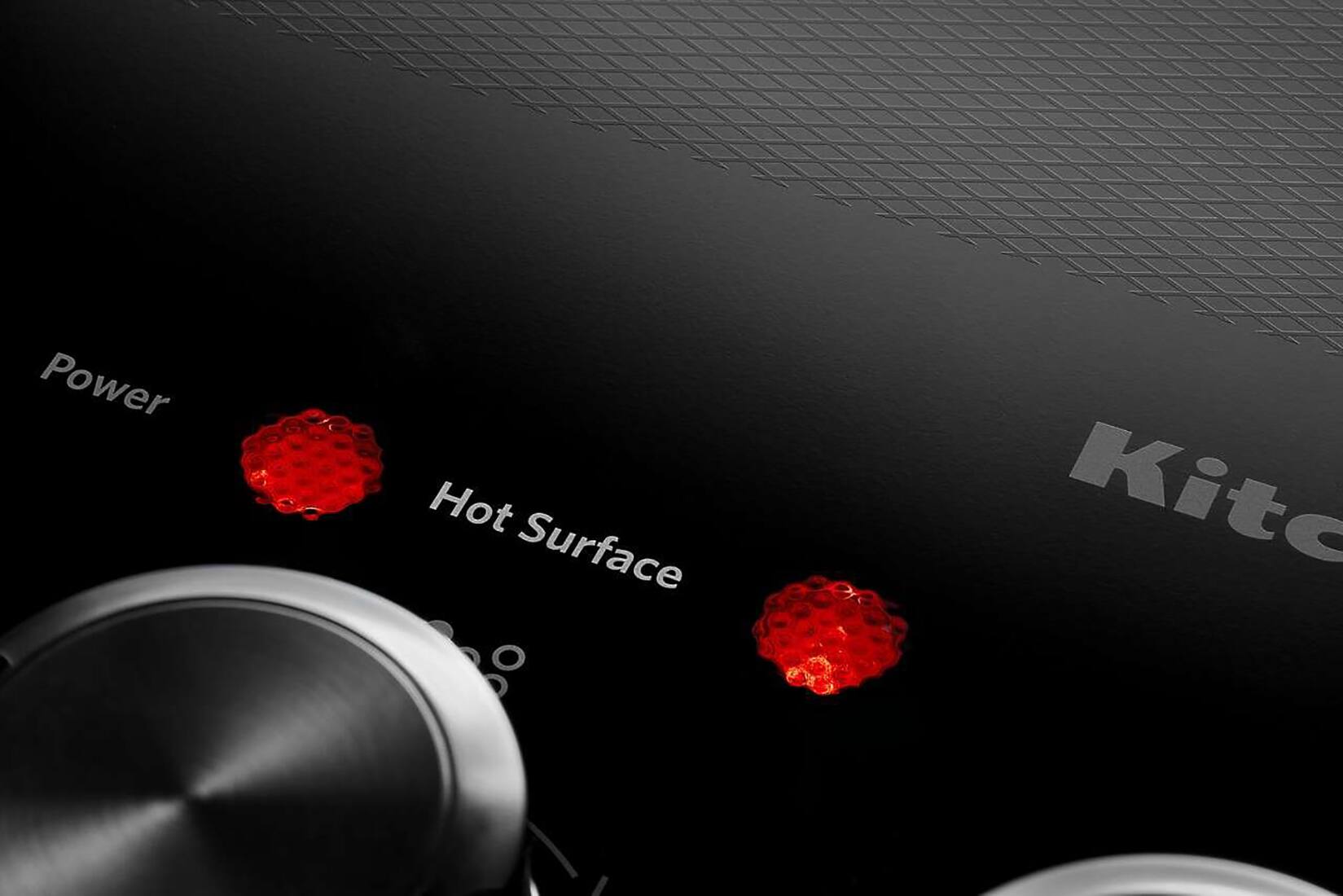 Alt View 13. KitchenAid - 30" Built-In Electric Cooktop - Black.