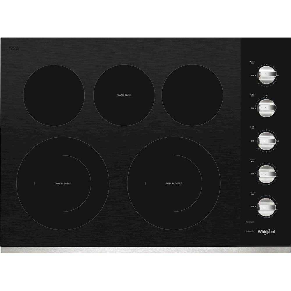 Whirlpool® 30 Electric Cooktop-Stainless Steel, Arnold's Appliance