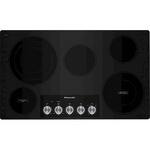 KitchenAid - 36" Built-In Electric Cooktop - Stainless steel - Front_Standard