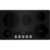KitchenAid - 36" Built-In Electric Cooktop - Stainless steel - Front_Zoom
