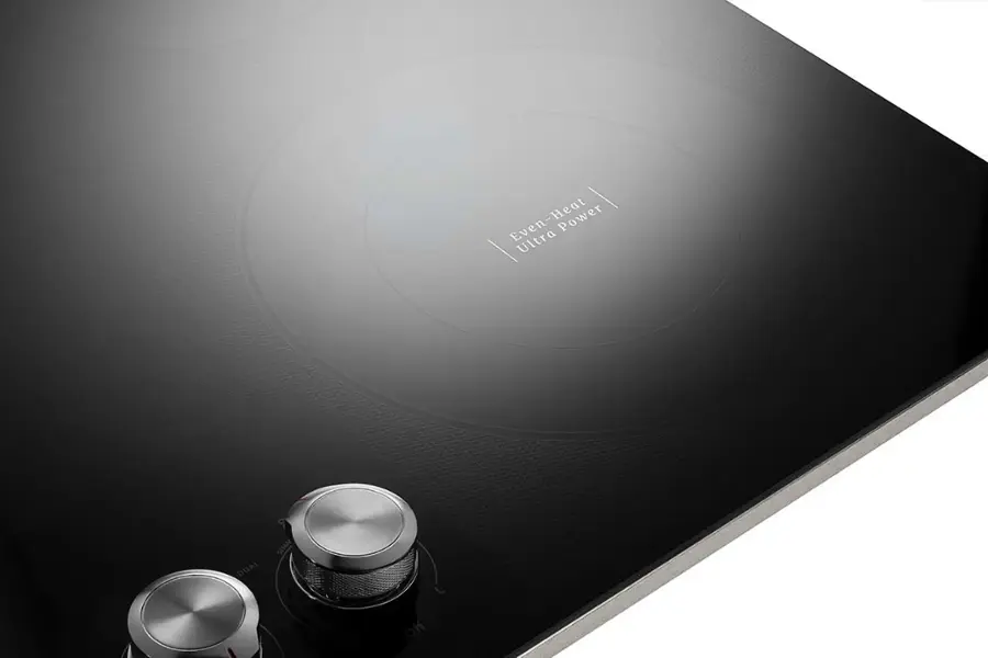 Alt View 15. KitchenAid - 36" Built-In Electric Cooktop - Stainless Steel.