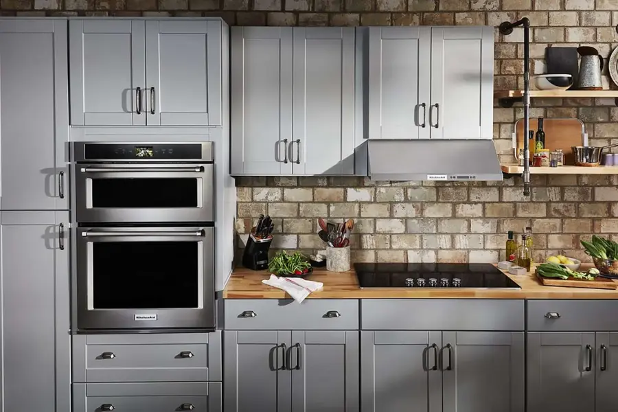 Alt View 19. KitchenAid - 36" Built-In Electric Cooktop - Stainless Steel.