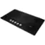 Left. KitchenAid - 36" Built-In Electric Cooktop - Stainless Steel.