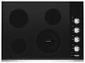 Whirlpool - 30 in. Wide 4 element Built-In Electric Cooktop - Stainless Steel