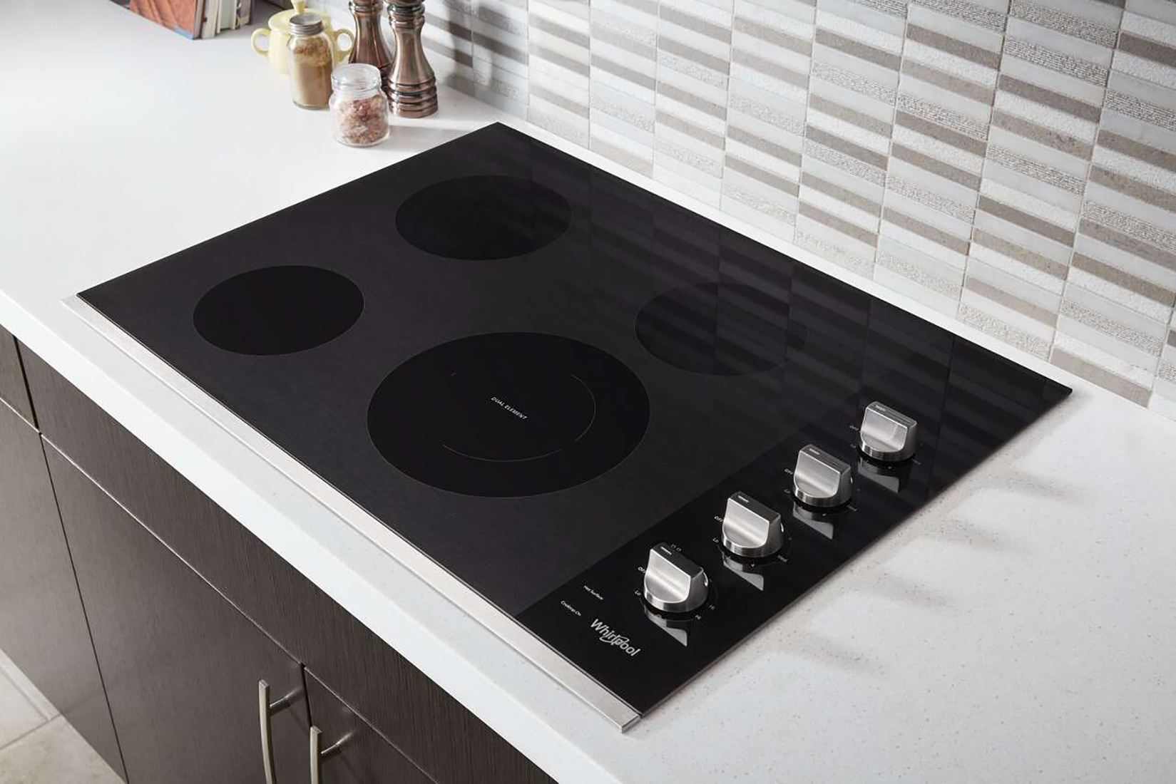 Whirlpool 30 Built-In Electric Cooktop Stainless Steel WCE55US0HS - Best  Buy