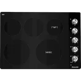 KitchenAid - 30" Built-In Electric Cooktop - Stainless Steel