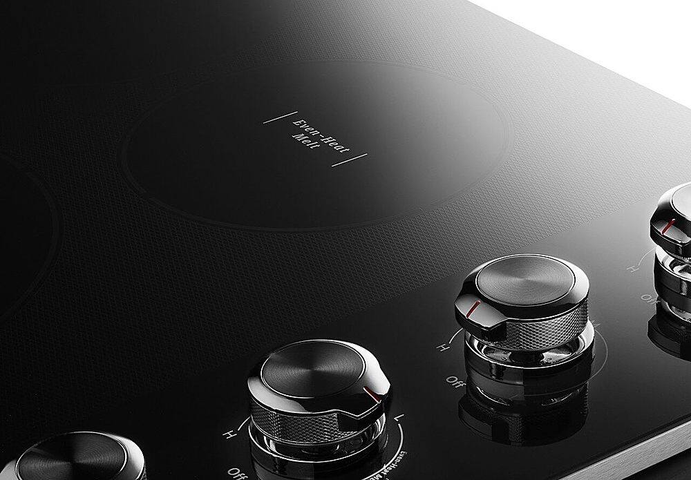 Alt View 12. KitchenAid - 30" Built-In Electric Cooktop - Stainless Steel.