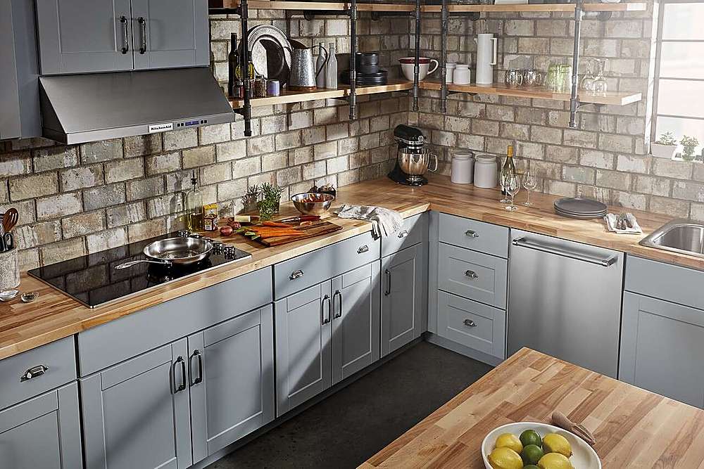 Alt View 16. KitchenAid - 30" Built-In Electric Cooktop - Stainless Steel.