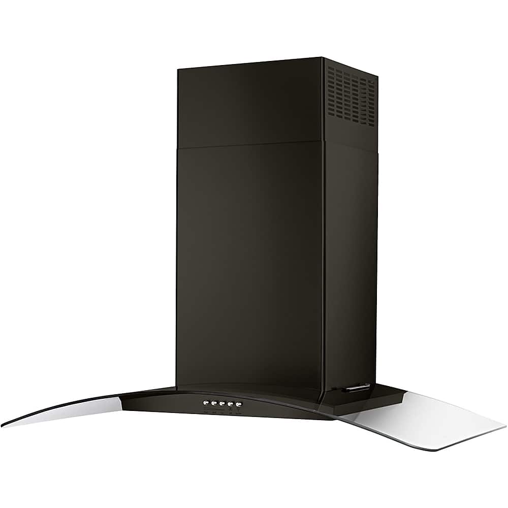 Alt View 11. Whirlpool - 36" Convertible Range Hood - Black stainless steel.