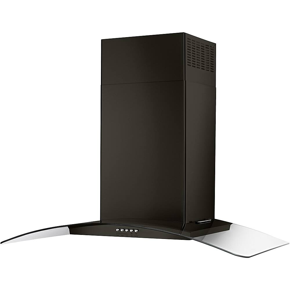 Alt View 11. Whirlpool - 36" Convertible Range Hood - Black stainless steel.