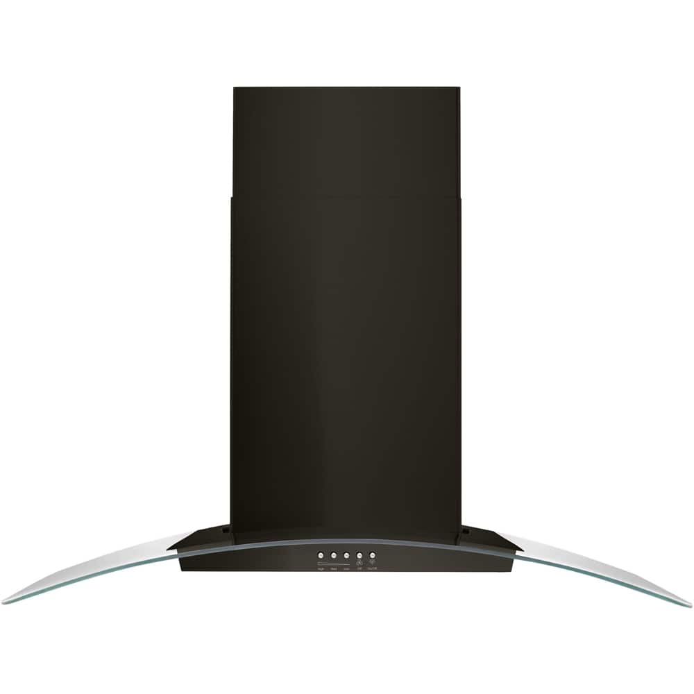 Alt View 12. Whirlpool - 36" Convertible Range Hood - Black stainless steel.