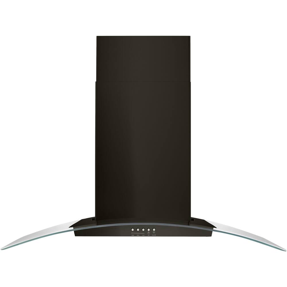 Alt View 12. Whirlpool - 36" Convertible Range Hood - Black stainless steel.