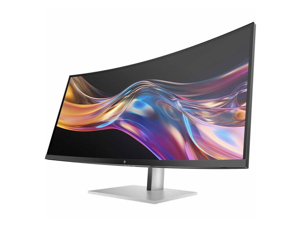 Alt View 7. HP - HP Series 7 Pro 37.5 inch WQHD+ Thunderbolt 4 Computer Monitor - 738pu 37.5" WQHD+ (3840 x 1600) - black.