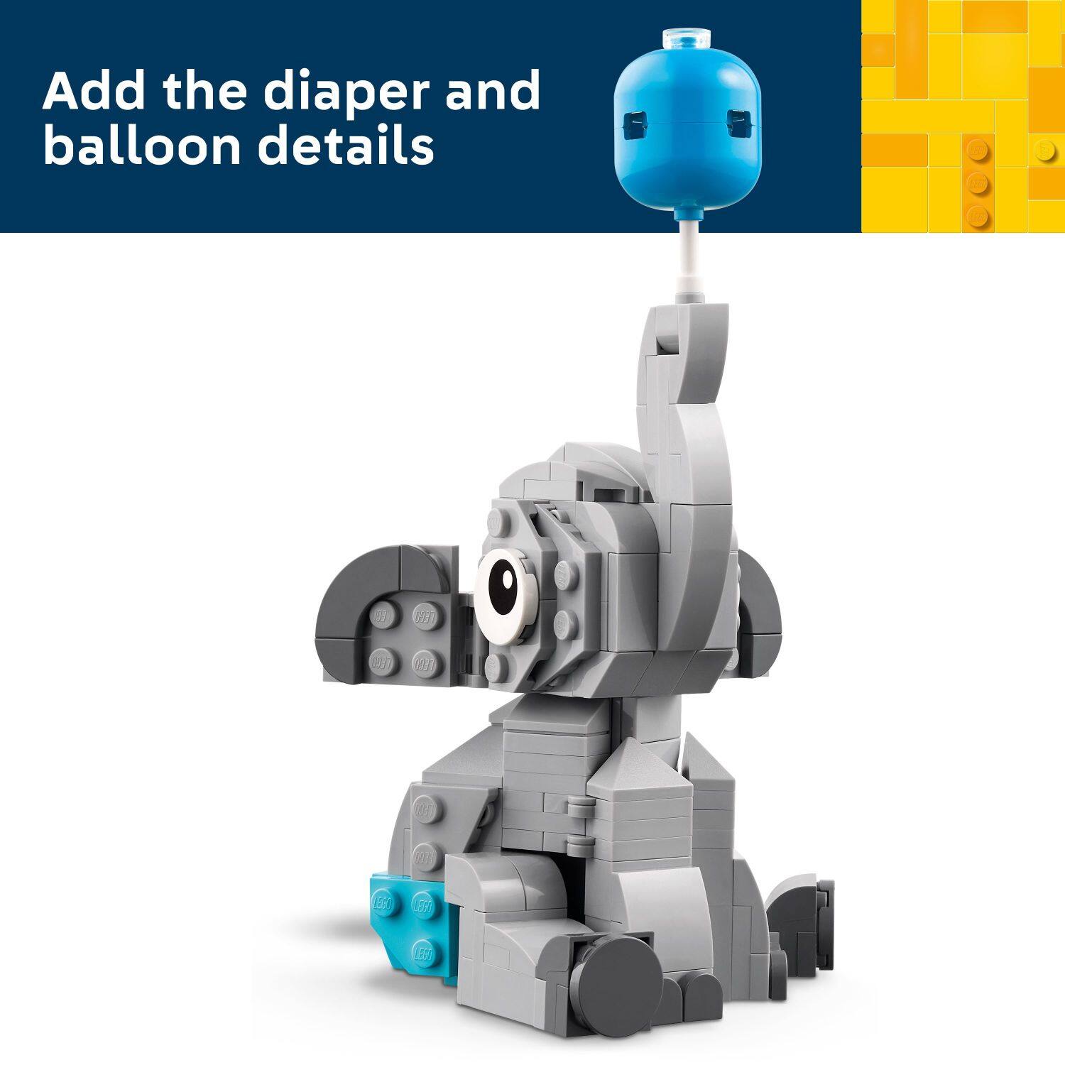 Add the diaper and balloon details