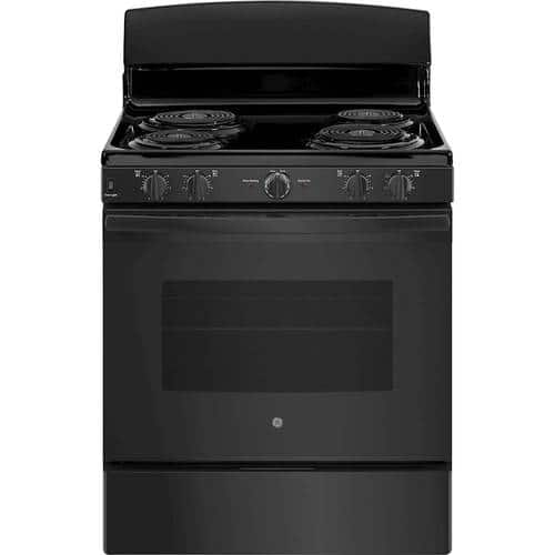 GE - 5.0 Cu. Ft. Freestanding Electric Range - Black