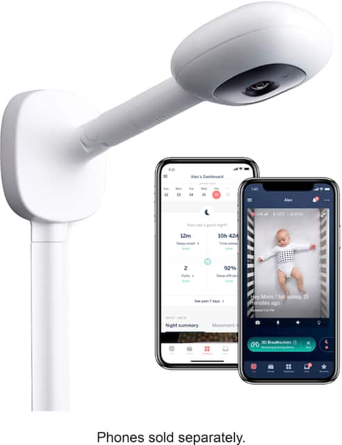 Nanit Plus Smart Baby Monitor Wall Mount White N211bb Best Buy