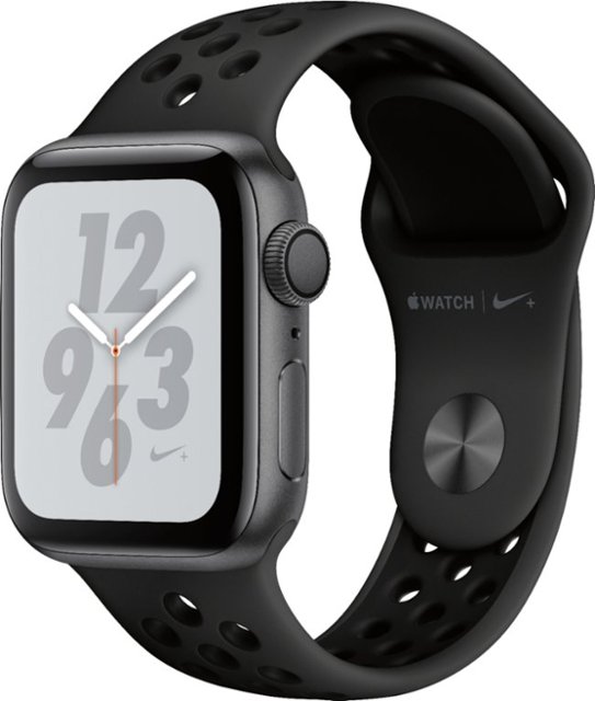 Geek Squad Certified Refurbished Apple Watch Nike+ Series 4 (GPS 