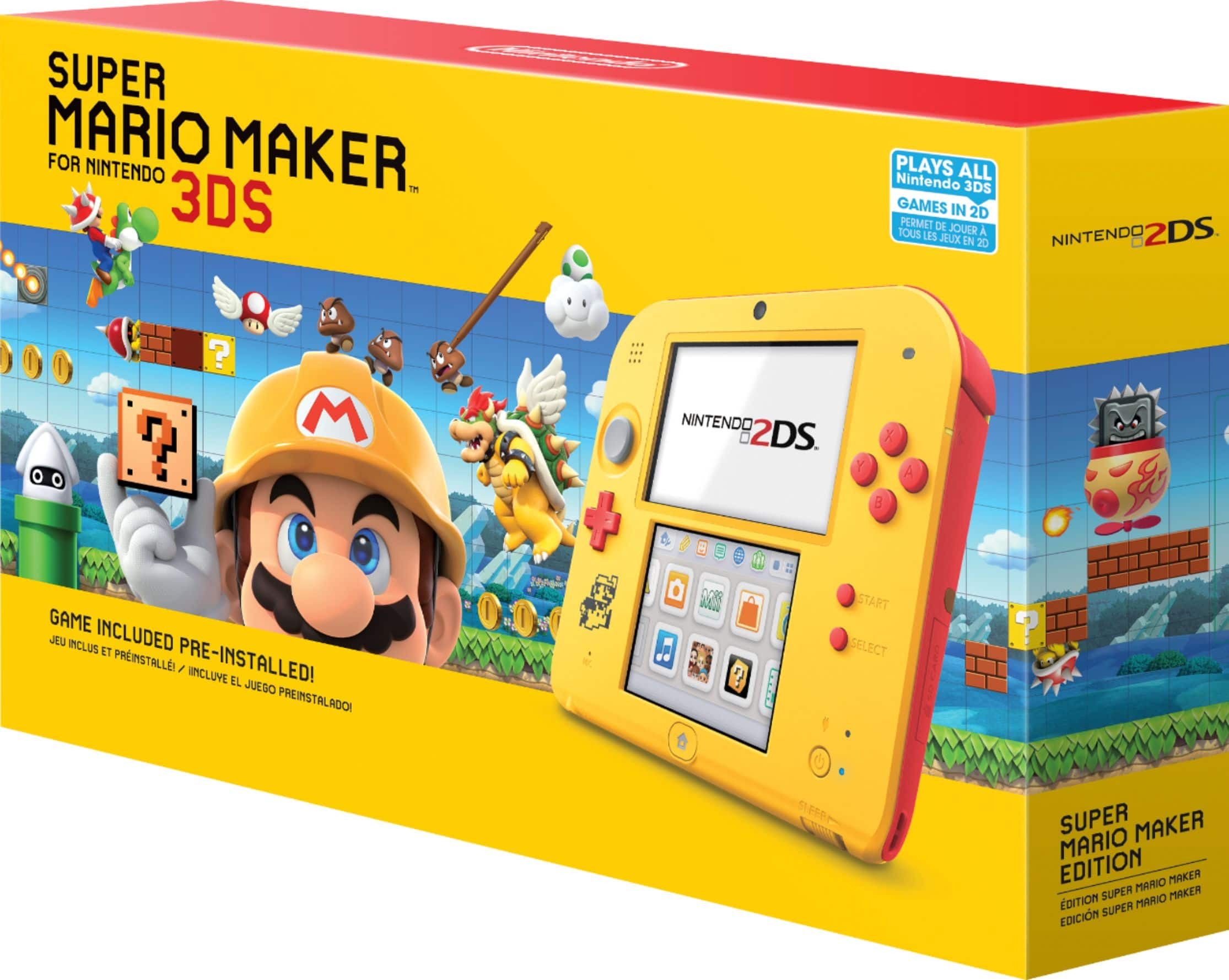 Customer Reviews: 2DS Super Mario Maker Edition with Super Mario Maker ...