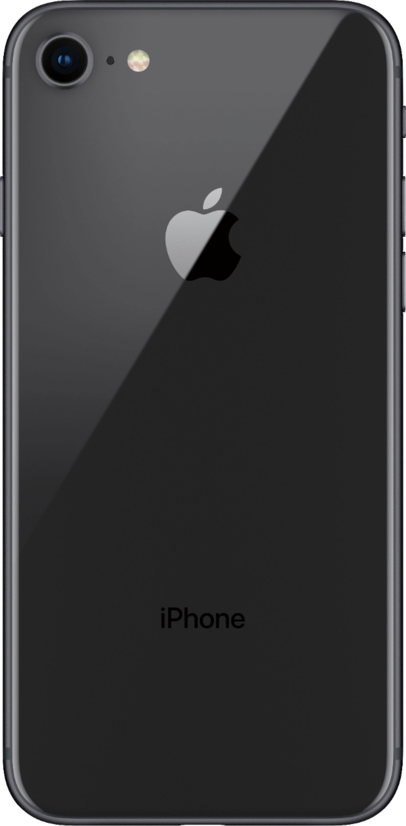 Back. Apple - Geek Squad Certified Refurbished iPhone 8 256GB - Space Gray.