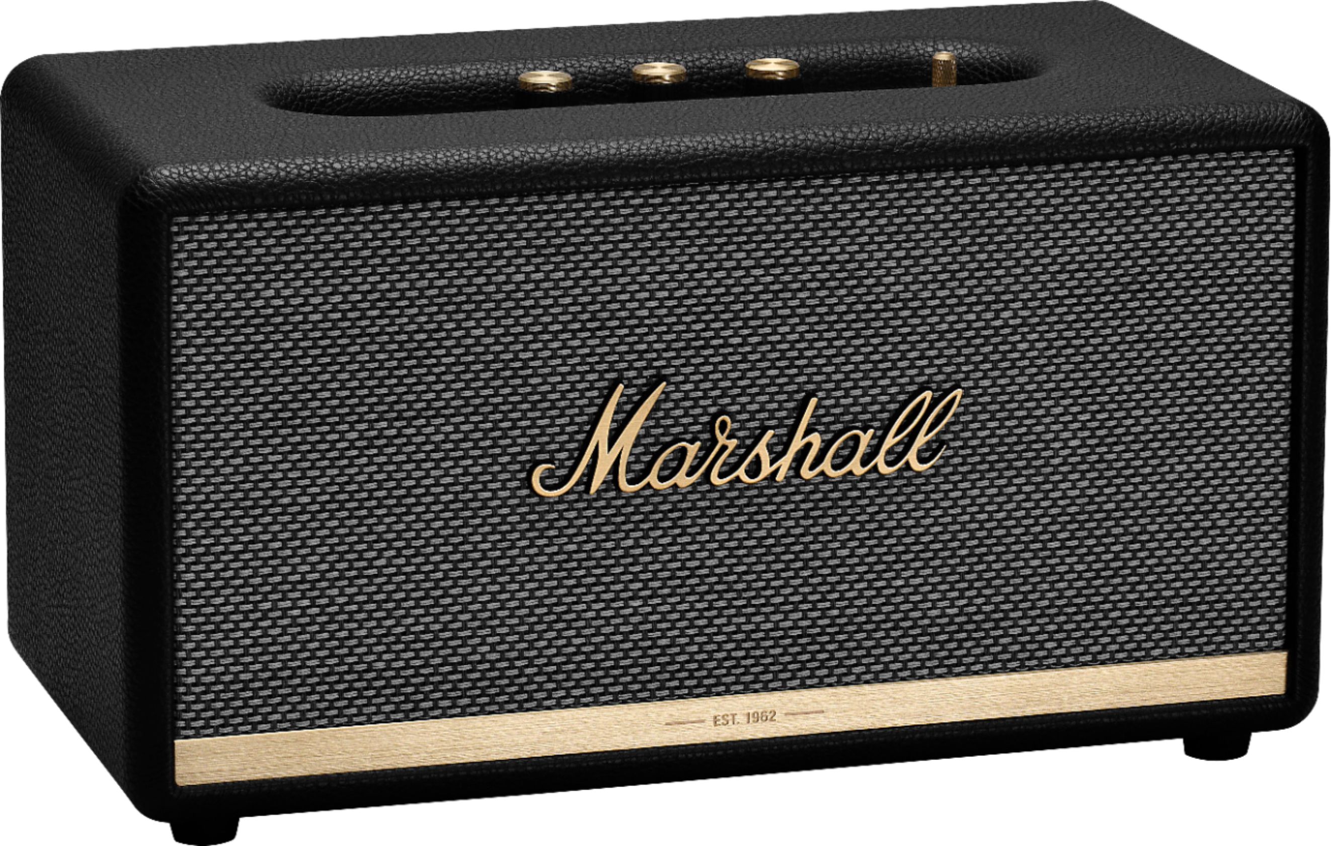 Angle View: Marshall - Stanmore II Bluetooth Speaker - Black